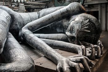 <b>Author:</b> Tim Dennell<br>
<b>License:</b> <a href="https://creativecommons.org/licenses/by-nc/2.0/" target="_blank" rel="noopener">CC BY-NC 2.0</a> Phlegm exhibition Mausoleum of the Giants Flickr Tim Dennell CC BY NC 2 0
